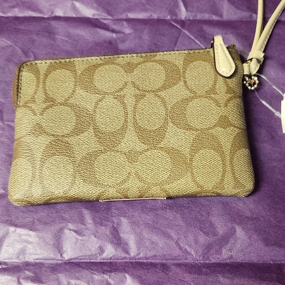 Coach Leather Wristlet - Picture 3 of 4